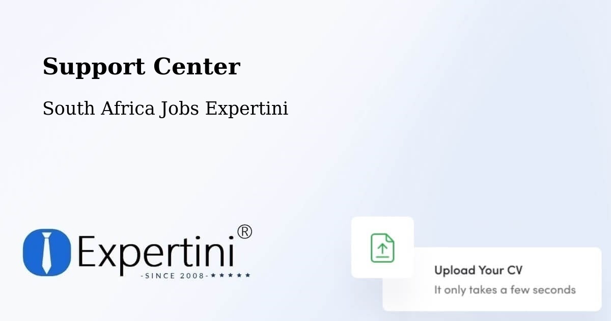 Support Center - South Africa Jobs Expertini
